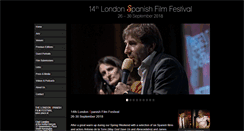 Desktop Screenshot of londonspanishfilmfestival.com