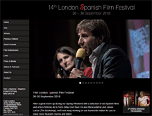 Tablet Screenshot of londonspanishfilmfestival.com